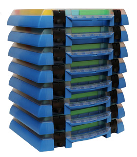 02 GALAXY valigetta per furgoni impilata Svizzera