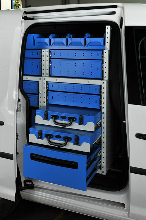 03 Apertura girata di 180 gradi per i cassetti Syncro Svizzera