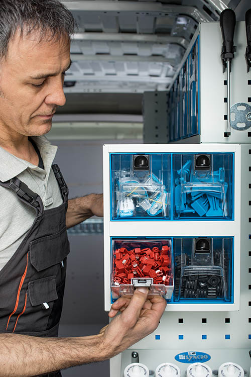 cassettini basculanti trasparenti aperto Svizzera